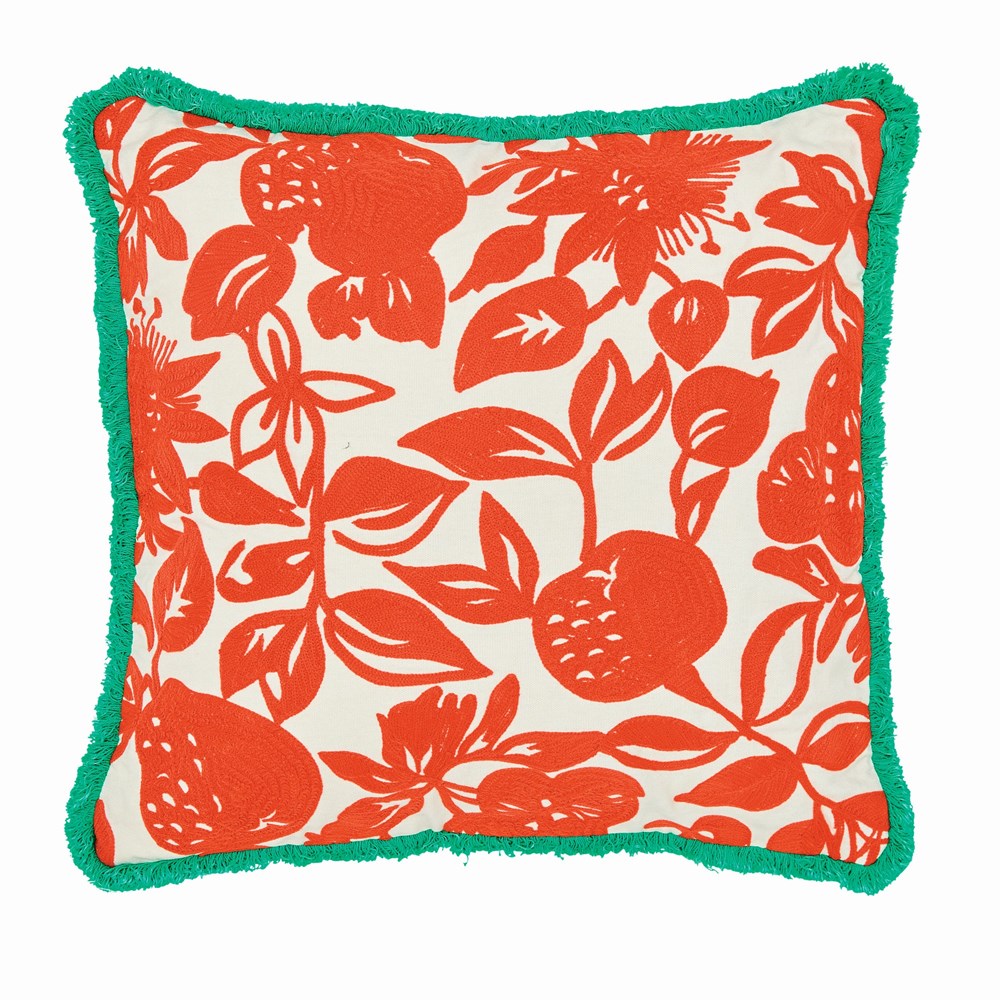 Botanical Bee Cushion by Joules in Multi